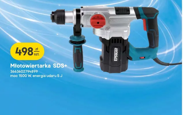 Młotowiertarka SDS+ Erbauer promocja w Castorama