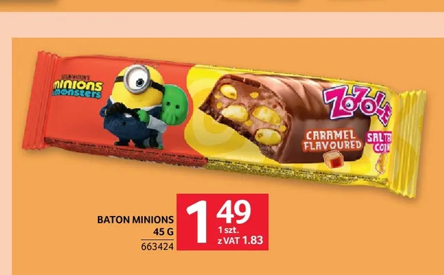Baton Minions Zozole promocja w Selgros