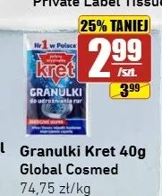 Granulki do udrożniania rur Kret promocja w API Market