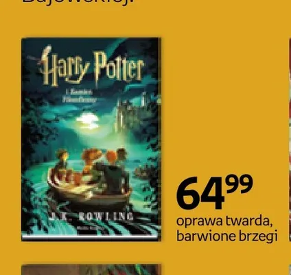 Książka Harry Potter i Kamień Filozoficzny J.K. Rowling promocja w Empik