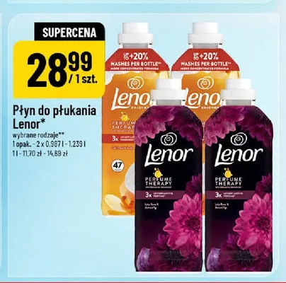 Płyn do płukania Lenor Perfume Therapy 2-pak promocja w POLOmarket