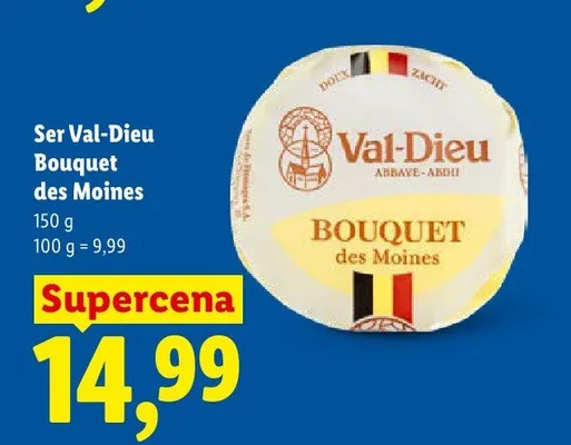 Ser Val-Dieu Bouquet des Moines promocja w Lidl