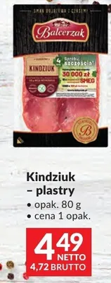 Kindziuk – plastry Balcerzak promocja w Makro