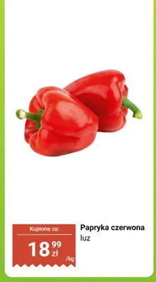 Papryka czerwona luz promocja w Biedronka