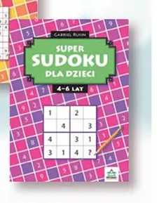 Książka Super Sudoku dla dzieci 4-6 lat promocja w Biedronka