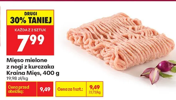 Mięso mielone z łopatki z kurczaka promocja w Biedronka