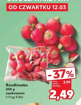 Rzodkiewka opakowanie promocja w Kaufland