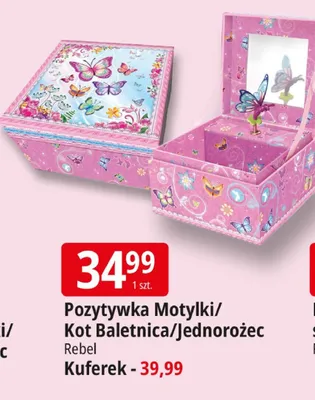 Pozytywka Kot Baletnica Rebel promocja w Leclerc