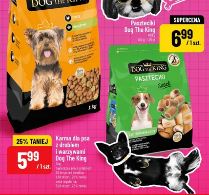 Karma dla psa z drobiem i warzywami promocja w POLOmarket