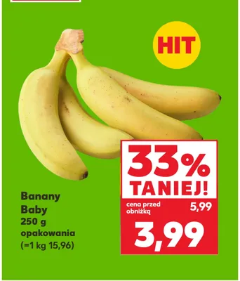 Banany Baby promocja w Kaufland