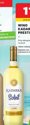 Wino Kadarka Prestige promocja w Stokrotka