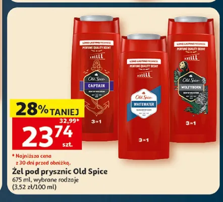 Żel pod prysznic Old Spice Wolfthorn promocja w Auchan
