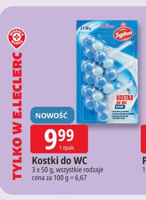 Kostki do WC Syphon 3-pak promocja w Leclerc
