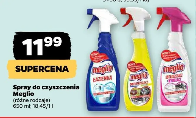 Spray do czyszczenia Meglio promocja w Netto