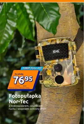 Fotopułapka z noktowizorem, czujnikiem ruchu i stopniem ochrony IP54 promocja w Action