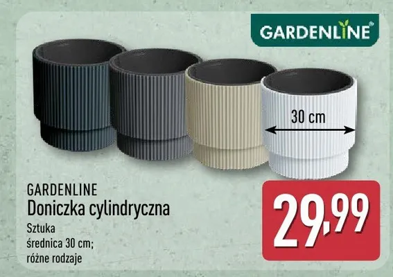 Doniczka cylindryczna promocja w Aldi