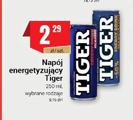 Napój energetyzujący Tiger promocja w Premium Nasz Sklep