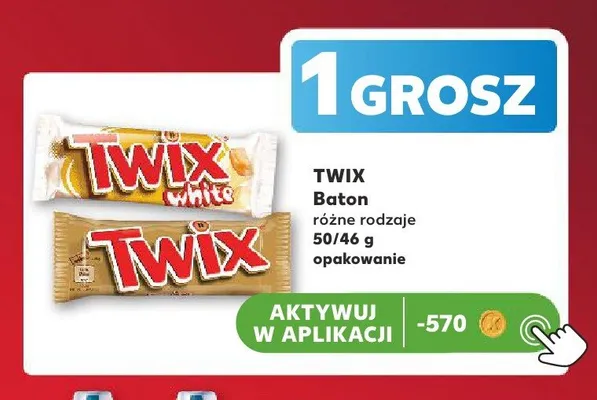 Baton Twix White promocja w Kaufland