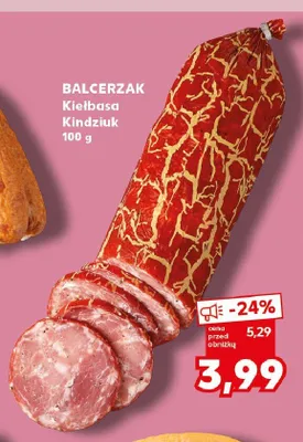 Kiełbasa Kindziuk Balcerzak promocja w Kaufland