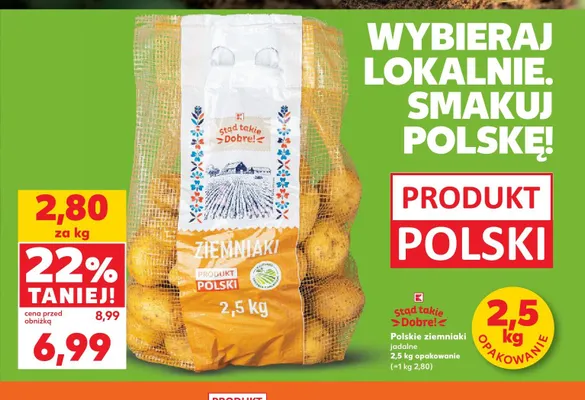 Ziemniaki jadalne polskie promocja w Kaufland
