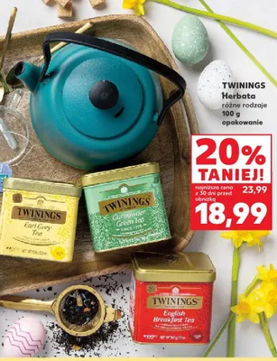 Herbata różne rodzaje Twinings promocja w Kaufland