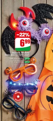 Okulary świecące na Halloween promocja w Dino