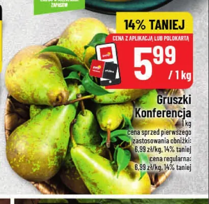 Gruszki Konferencja promocja w POLOmarket