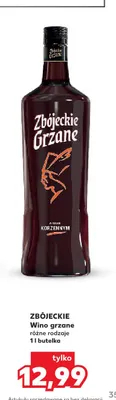 Wino grzane Zbójeckie promocja w Kaufland