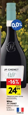 Wino JP. Chenet promocja w Intermarche