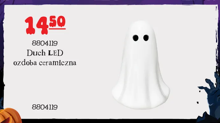 Duch LED ozdoba ceramiczna promocja w MR. DIY