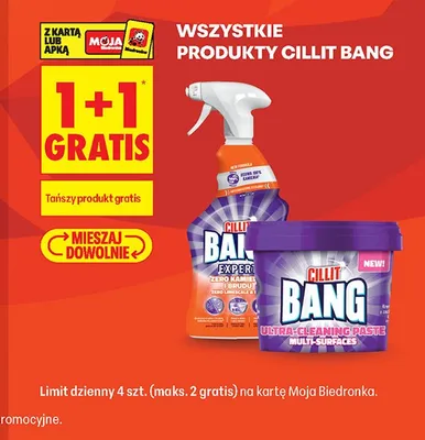 Pasta czyszcząca Cillit Bang Ultra-Cleaning Paste promocja w Biedronka