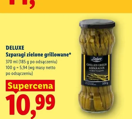 Szparagi zielone grillowane Deluxe promocja w Lidl