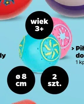 Piłki do wody 2-pak promocja w Netto