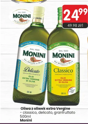 Oliwa z oliwek extra Vergine Classico Monini promocja w Market Point