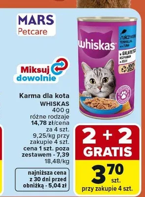 Karma dla kota z tuńczykiem Rafi cat promocja w Carrefour Market