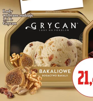 Lody bakaliowe Grycan promocja w Kupiec
