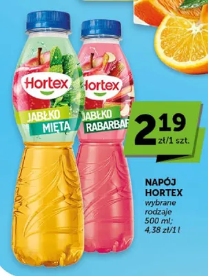 Napój Hortex jabłko rabarbar promocja w ABC