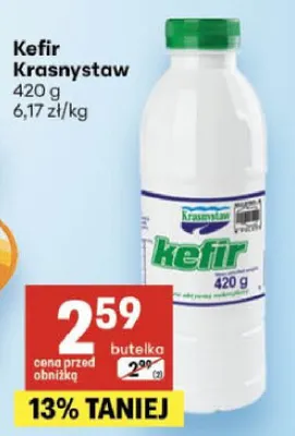 Kefir Krasnystaw promocja w Delikatesy Centrum