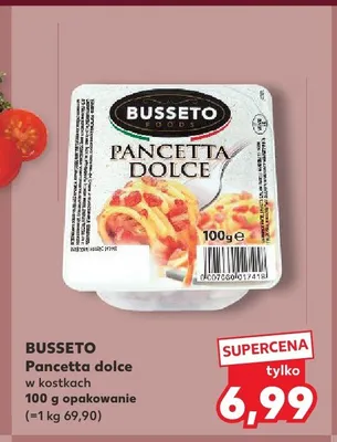 Pancetta dolce w kostkach Busseto promocja w Kaufland