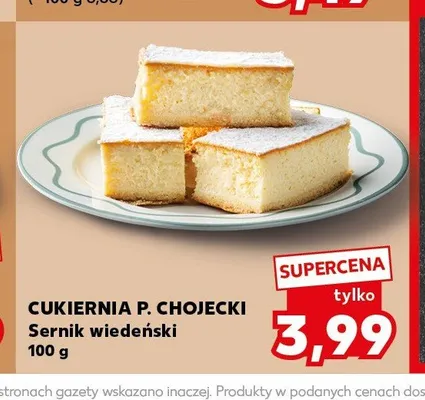 Sernik wiedeński Cukiernia P. Chojecki promocja w Kaufland