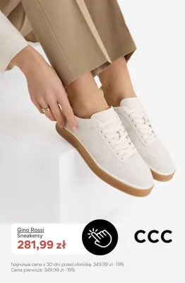 Sneakersy Gino Rossi promocja w CCC
