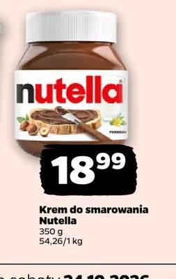 Krem do smarowania Nutella promocja w Netto