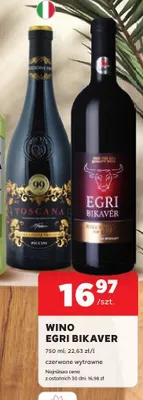 Wino Egri Bikaver czerwone wytrawne promocja w Stokrotka