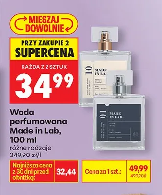 Woda perfumowana różne rodzaje promocja w Biedronka