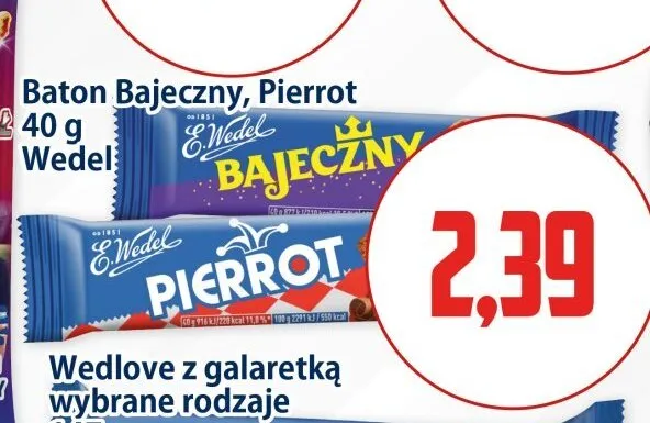Baton E.Wedel Pierrot promocja w Kupiec
