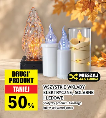 Wkłady elektryczne, solarne i ledowe promocja w Gram Market