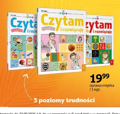Książka Książkożercy Czytam i rozwiązuję poziom 1 promocja w Empik