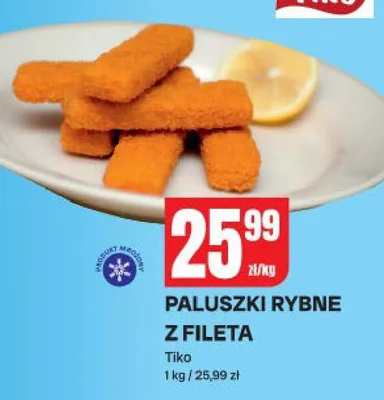 Paluszki rybne z fileta promocja w Chorten