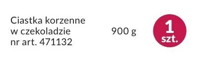 Ciastka korzenne w czekoladzie promocja w Makro