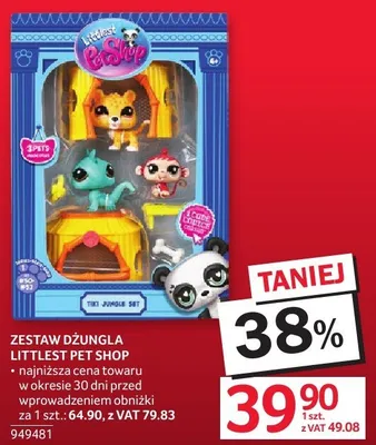 Zabawka Zestaw Dżungla Littlest Pet Shop promocja w Selgros